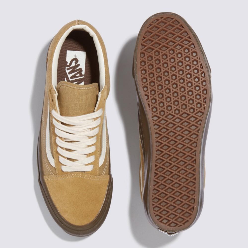 [unclev1966] Vans Old Skool 36 芥末黃 土黃色 深膠底 工裝 軍裝 百搭 滑板鞋-細節圖2