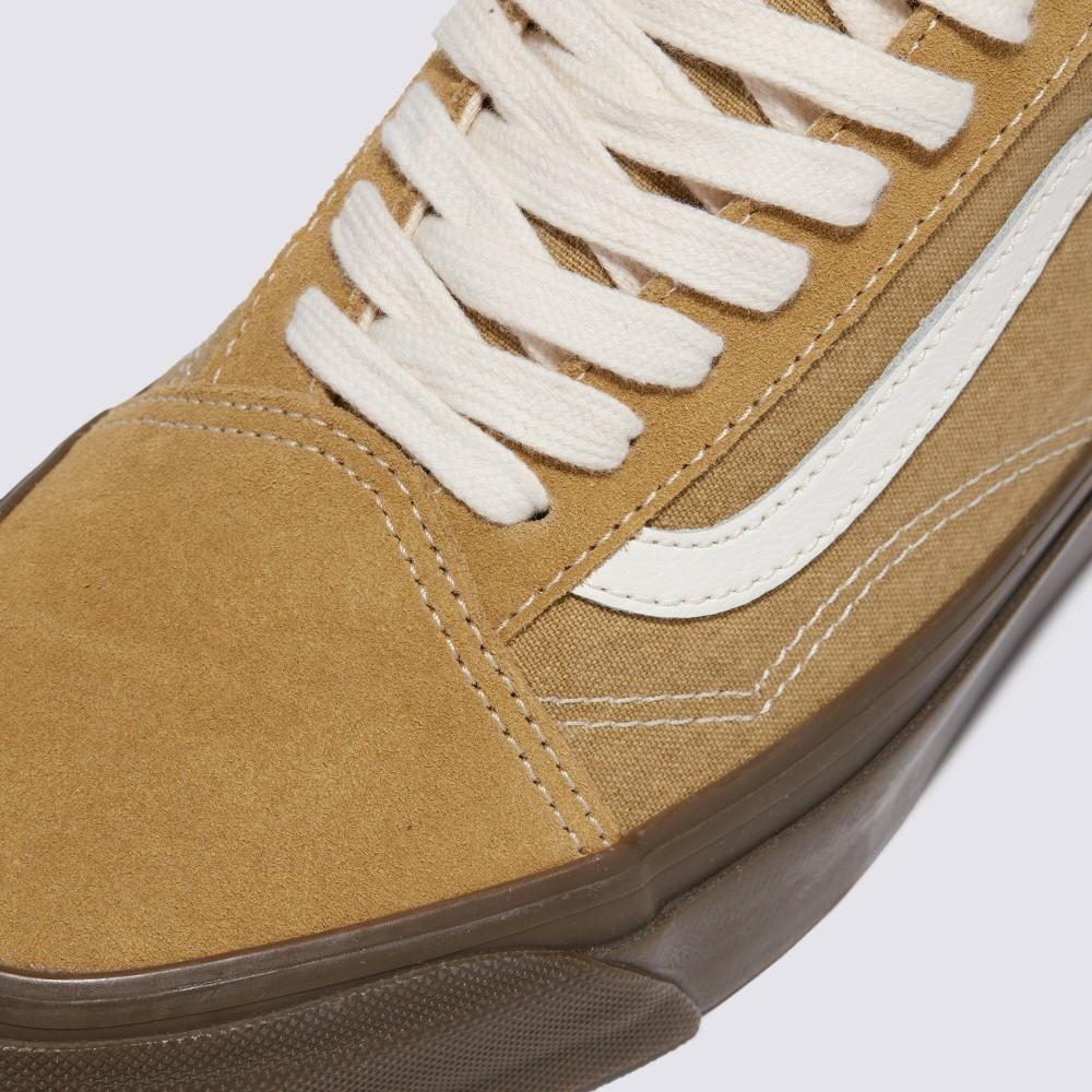 [unclev1966] Vans Old Skool 36 芥末黃 土黃色 深膠底 工裝 軍裝 百搭 滑板鞋-細節圖4