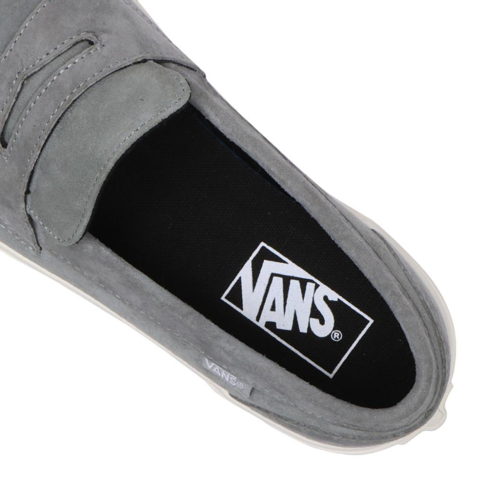 [unclev1966] 代購 Vans Loafer Japan 日線 麂皮 灰色 水泥灰 百搭 滑板 樂福鞋-細節圖4