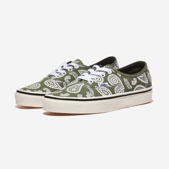 [unclev1966] 代購 Vans Classic Authentic paisley 綠色 變形蟲 滑板鞋-細節圖2