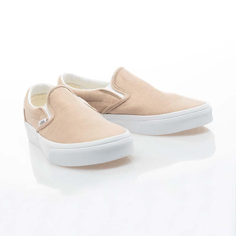 [unclev1966] Vans Classic Slip-on 淺褐色 卡其 休閒 百搭 滑板 懶人鞋-細節圖2