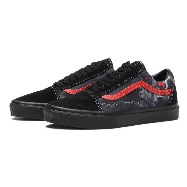 [unclev1966] 代購 Vans Old Skool X Halloween 黑紅 骷髏 萬聖節 滑板鞋-細節圖2