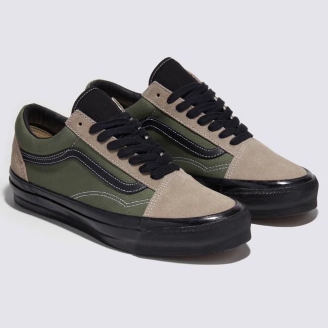 [unclev1966] Vans OTW Old Skool 36 Lx 拼接 墨綠 卡其 工裝 軍裝 滑板鞋-細節圖2