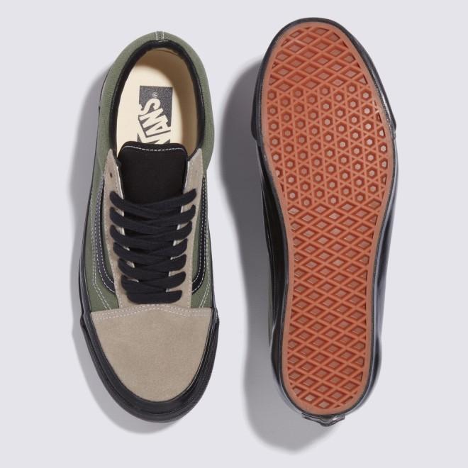 [unclev1966] Vans OTW Old Skool 36 Lx 拼接 墨綠 卡其 工裝 軍裝 滑板鞋-細節圖3