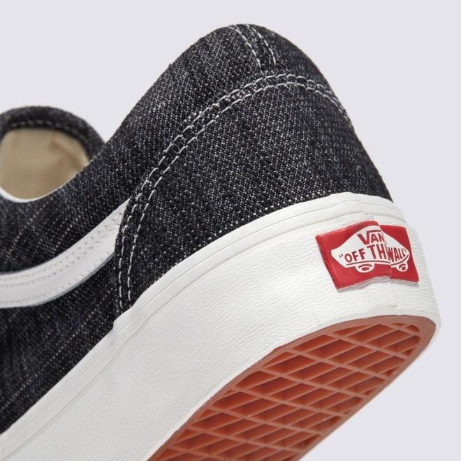 [unclev1966] Vans Classic Old Skool 水洗 鐵灰 牛仔布 簡單 休閒 百搭 滑板鞋-細節圖5