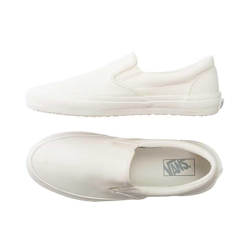 [unclev1966] Vans Slip-on Japan 日線 奶白 棉花糖 修邊 百搭 懶人鞋 滑板鞋-細節圖4