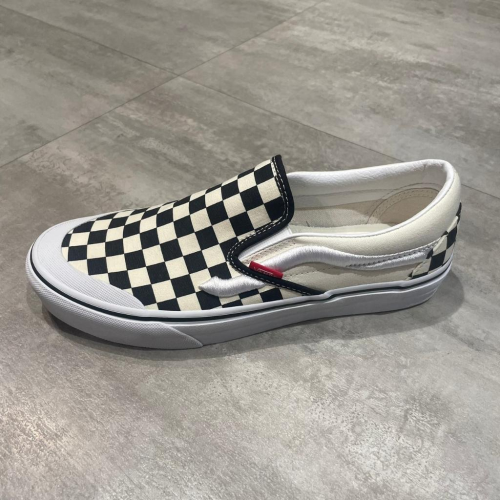 [unclev1966] Vans Classic Slip-on 23ss 新款 黑紅棋盤格 基本款 大波浪 滑板鞋-細節圖4