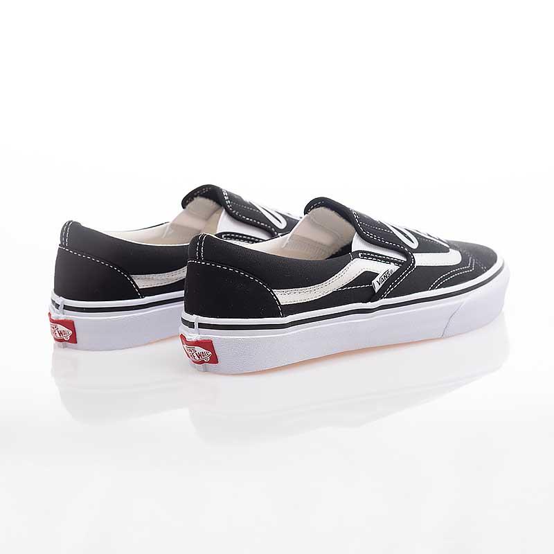 [unclev1966] Vans Slip-on V.EFCT 黑白 基本款 懶人鞋 鞋帶 休閒 百搭 滑板鞋-細節圖4