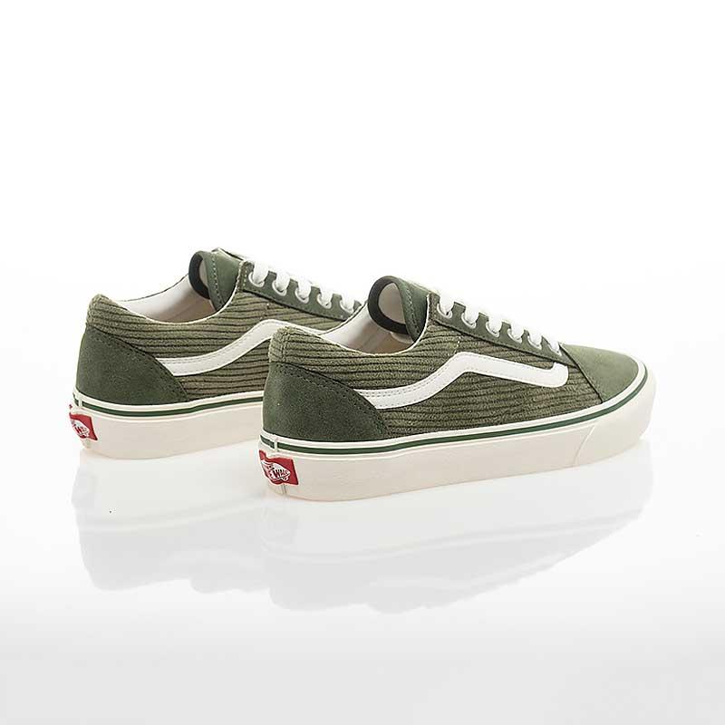 [unclev1966] Vans Old Skool Jp 日線 燈心絨 軍綠色 麂皮 百搭 滑板鞋-細節圖3