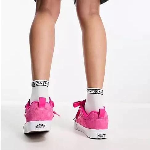 [unclev1966] 代購 Vans Knu Skool 火龍果 玫紅色 個性  胖胖鞋 麵包鞋 滑板 男女款-細節圖2