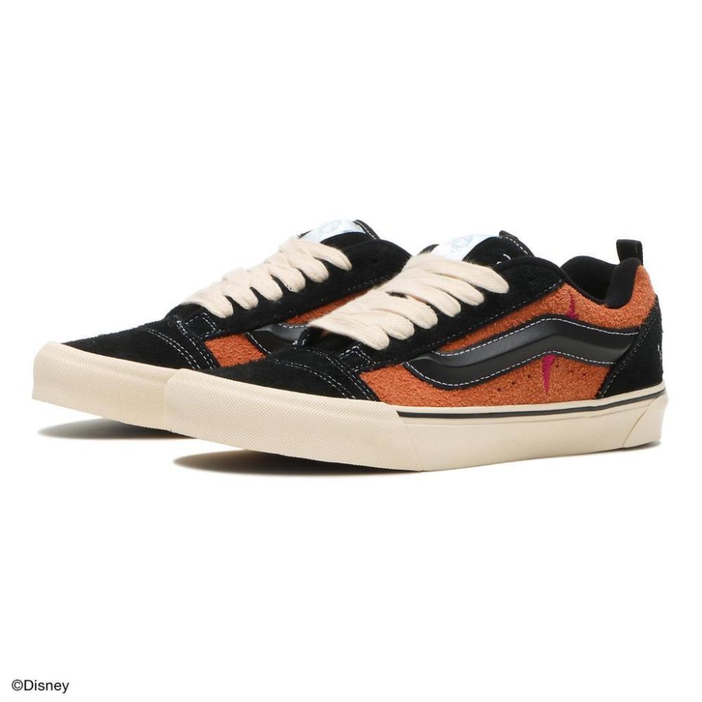 [unclev1966] Vans Knu Skool X Disney 迪士尼 聯名 100周年 橘紅色 麵包鞋-細節圖3