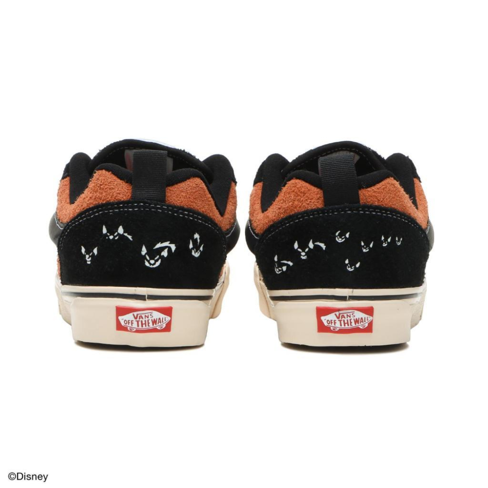 [unclev1966] Vans Knu Skool X Disney 迪士尼 聯名 100周年 橘紅色 麵包鞋-細節圖5
