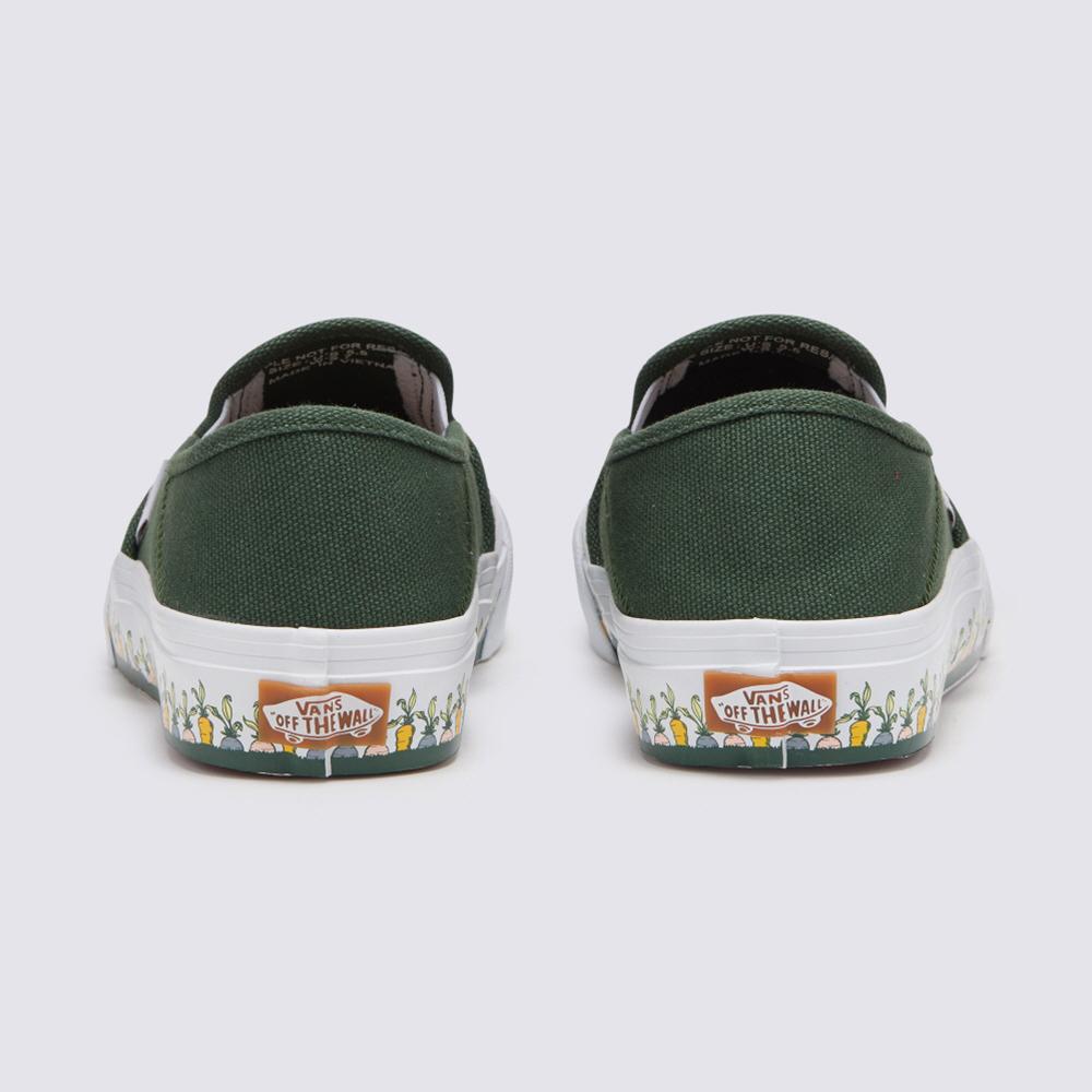 [unclev1966] Vans Slip-On Convert VR3 墨綠 軍綠 環保 輕量 小花朵 百搭 滑板鞋-細節圖3