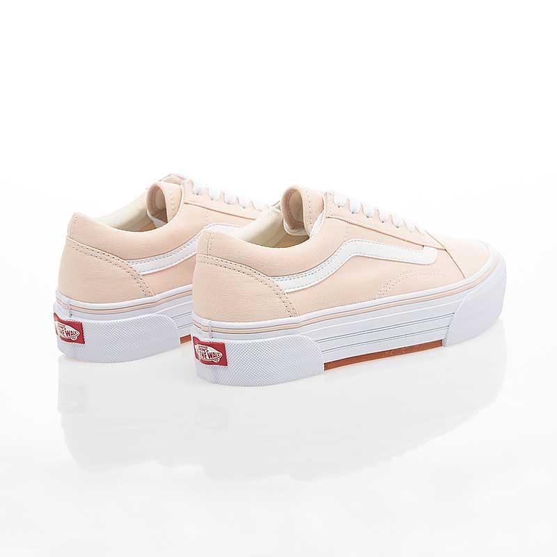 [unclev1966] Vans Old Skool CHKY 粉紅色 淺粉 麂皮 增高 厚底 春夏風 女生限定-細節圖3