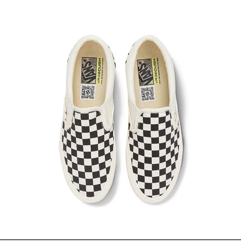 [unclev1966] Vans Slip-on Eco Theory Vr3 環保 棋盤格 黑白格 輕量 百搭懶人鞋-細節圖3