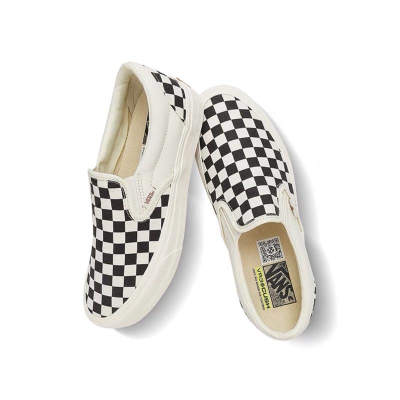 [unclev1966] Vans Slip-on Eco Theory Vr3 環保 棋盤格 黑白格 輕量 百搭懶人鞋-細節圖4