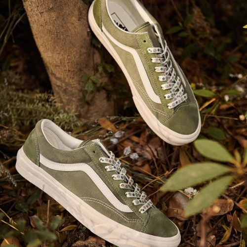 [unclev1966] Vans Style 36 軍綠色 墨綠 麂皮 燈心絨 日系 工裝 滑板鞋 男女款