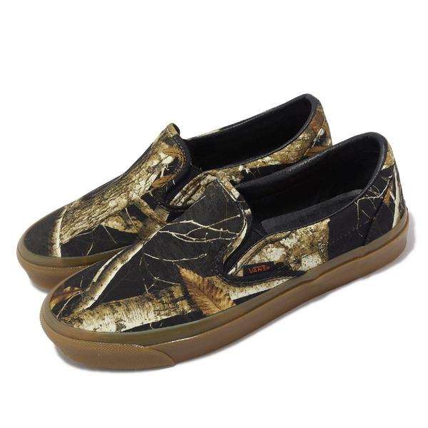 [unclev1966] Realtree X Vans Classic Slip-On 楓葉 印花壓紋 迷彩 滑板鞋-細節圖2