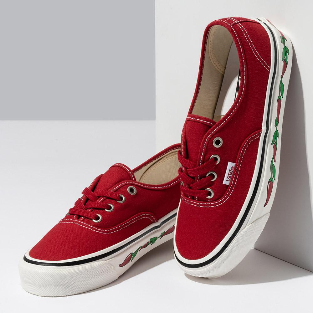 [unclev1966] Vans Authentic 44 Dx 安納海姆 辣椒紅 暗紅色 滑板鞋 女生限定-細節圖2