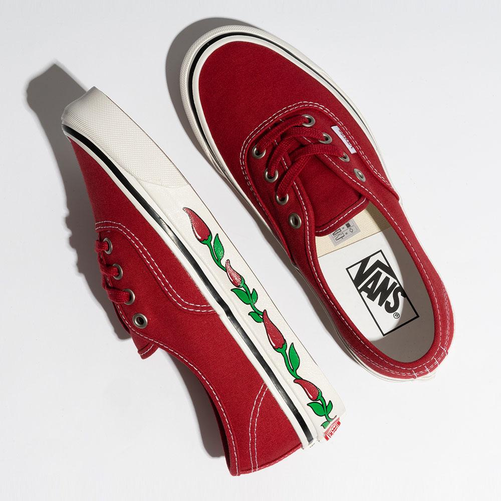 [unclev1966] Vans Authentic 44 Dx 安納海姆 辣椒紅 暗紅色 滑板鞋 女生限定-細節圖3