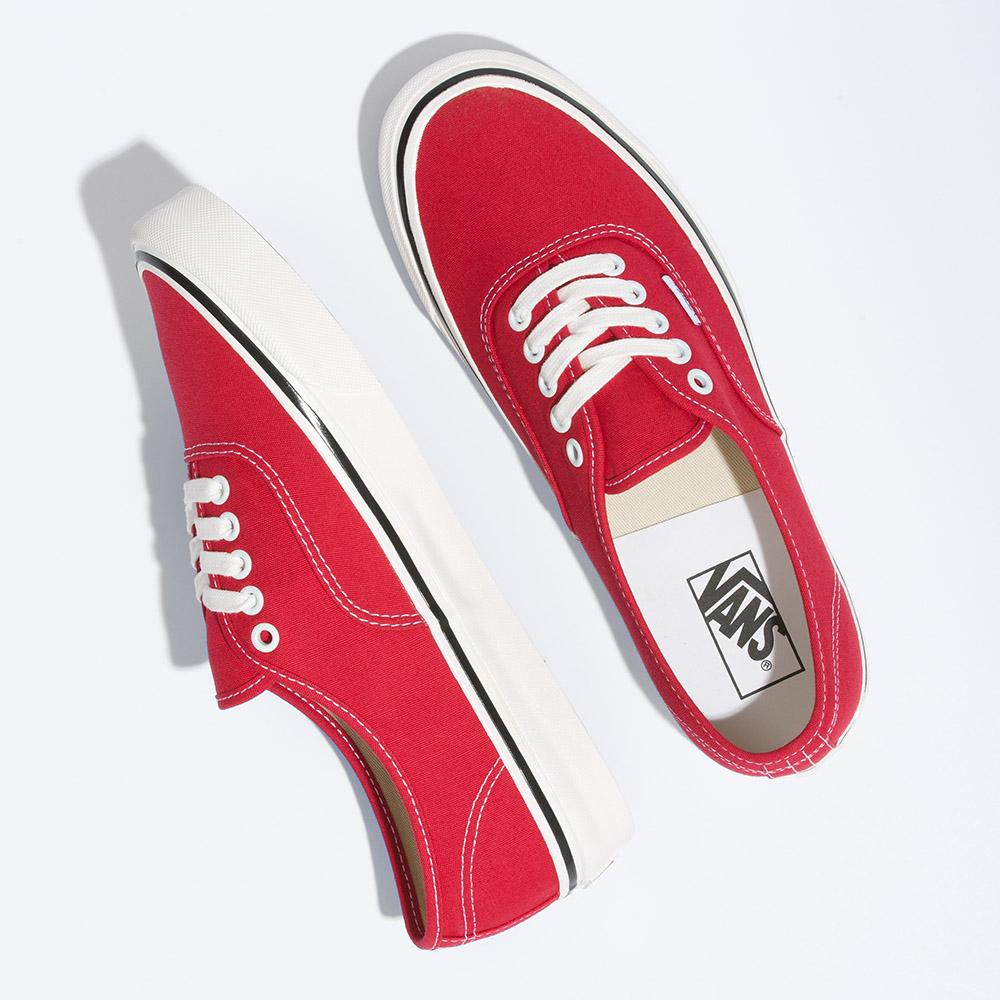 [unclev1966] Vans Authentic 44 DX 安納海姆 紅色 辣椒紅 百搭 嘻哈 滑板鞋-細節圖3