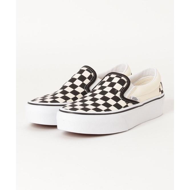 [unclev1966] Vans Slip-on Platform 棋盤格 厚底 增高 落地褲 小隻女必備-細節圖2