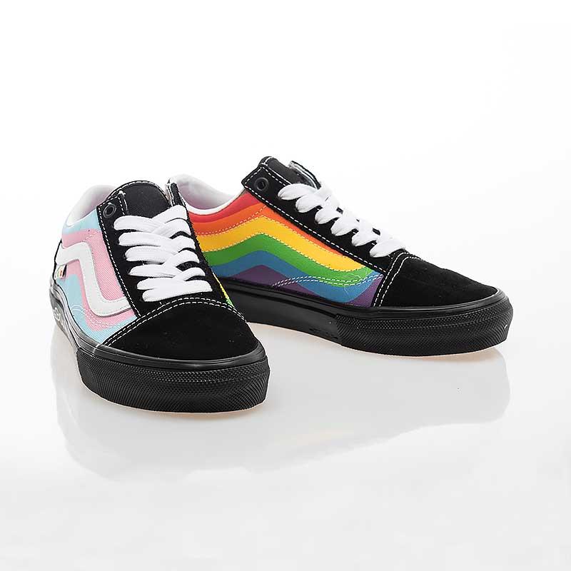 [unclev1966] Vans Skate Old Skool Rainbow 彩虹X愛 軟墊 滑板鞋-細節圖3