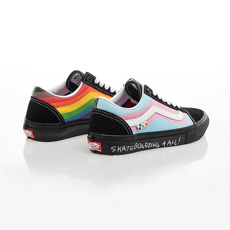[unclev1966] Vans Skate Old Skool Rainbow 彩虹X愛 軟墊 滑板鞋-細節圖4