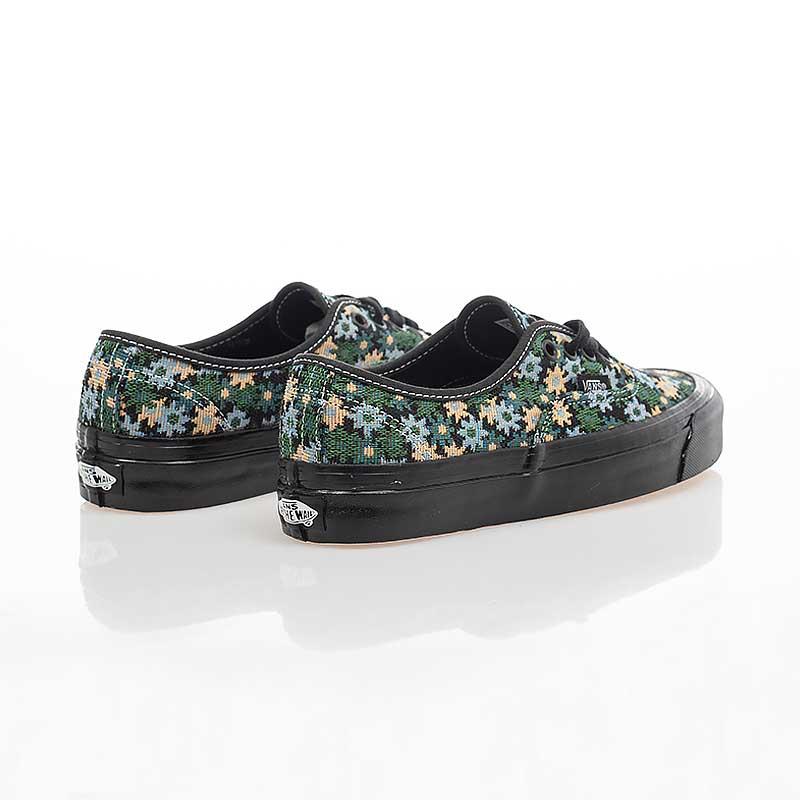 [unclev1966] Vans Authentic 44 DX 安納海姆 小碎花 花朵 黑身 日系 俏皮 可愛 滑板-細節圖3