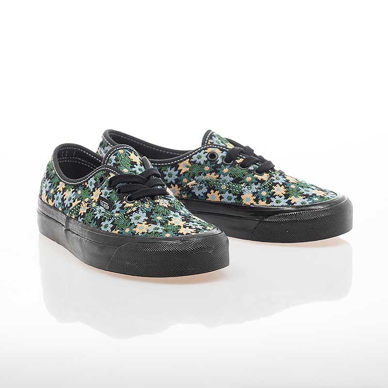 [unclev1966] Vans Authentic 44 DX 安納海姆 小碎花 花朵 黑身 日系 俏皮 可愛 滑板-細節圖4