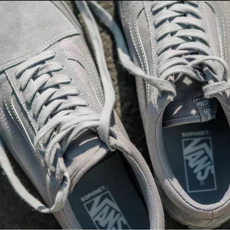 [unclev1966] 代購 Vans Old Skool 36 Dx X SPOHNET 聯名 水泥灰 麂皮 軍工裝-細節圖2