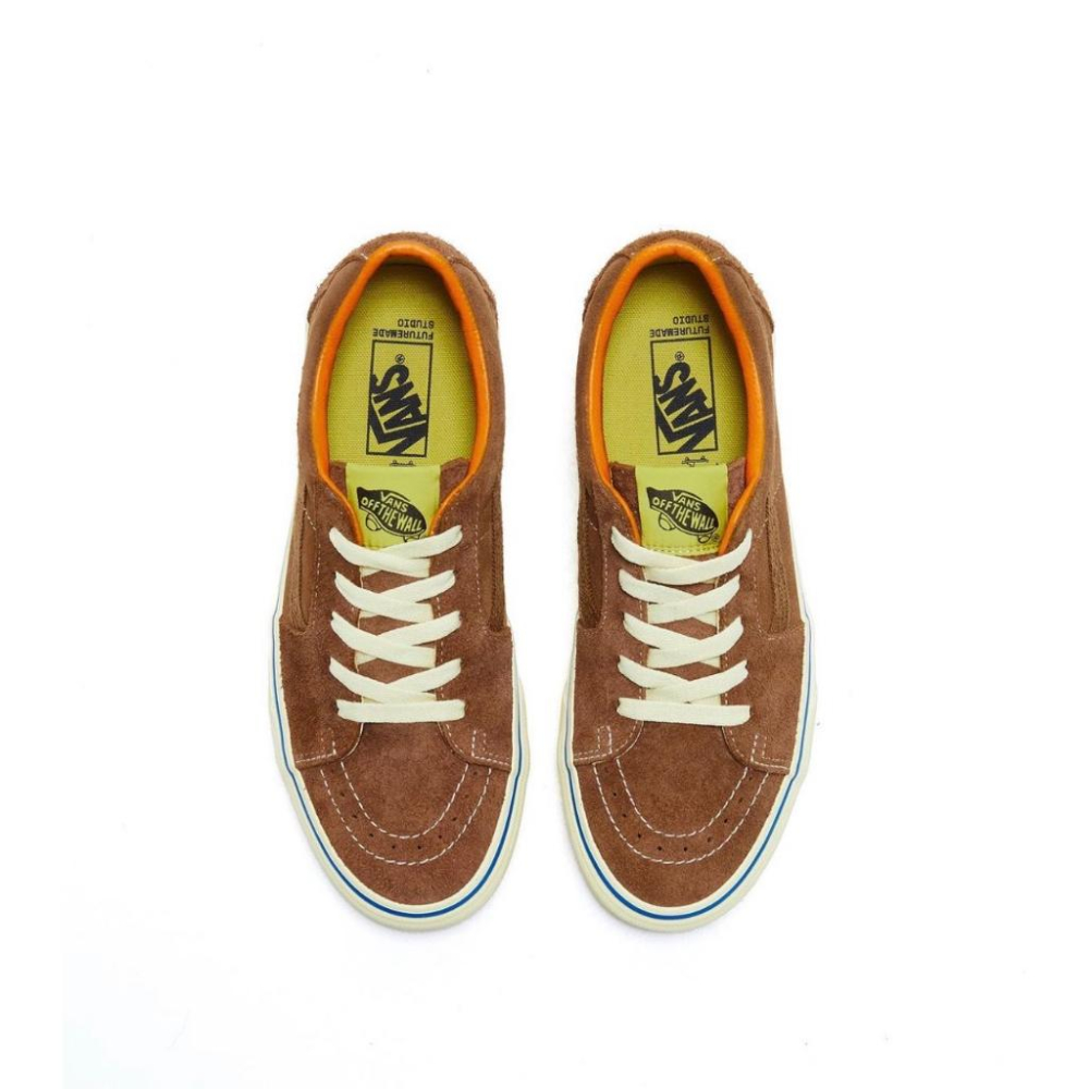 [unclev1966] Vans X FTMD 聯名 SK8-LOW/ HALF CAB 棕色 米白 橘色 麂皮 休閒-細節圖3