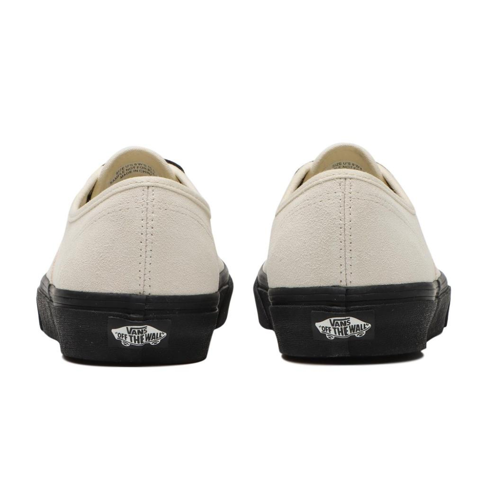 [unclev1966] 代購 Vans Authentic 麂皮 米白 黑底 秋冬 簡約 日韓系 工裝 男女款-細節圖4