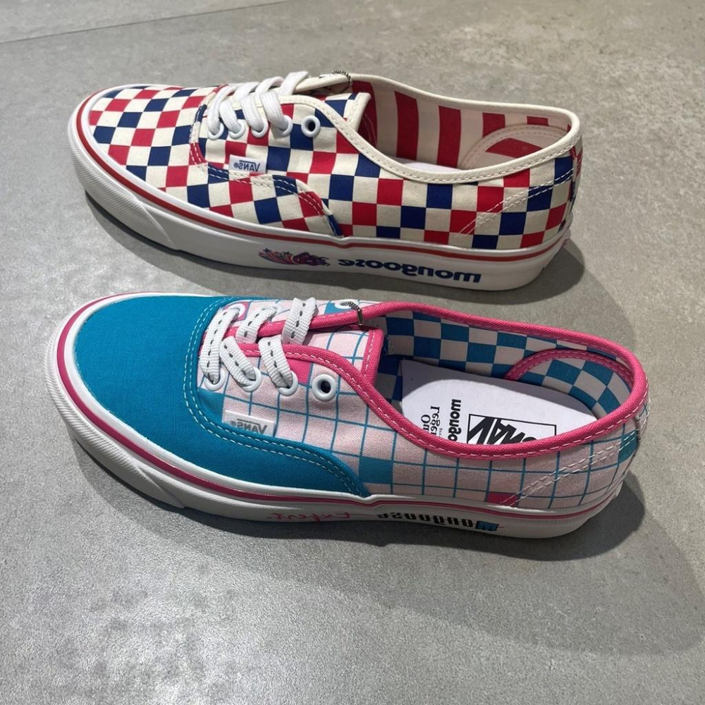 [unclev1966] Vans Authentic 44 Dx X Mongoose 聯名 安納海姆 狐狸 棋盤格-細節圖2