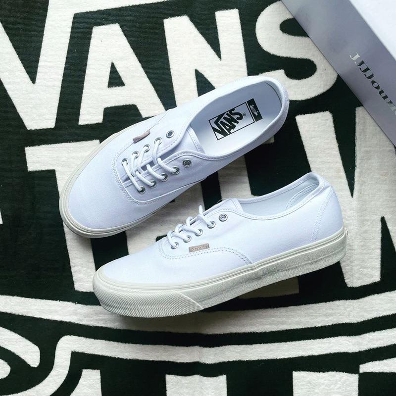 [unclev1966] 代購 Vans Vault X JJJJOUND 聯名 米白 仿舊 簡約 23FW 滑板鞋-細節圖3