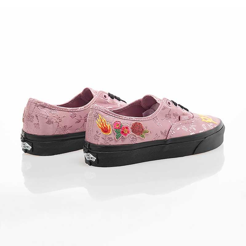 [unclev1966] Vans Authentic 藕色 紫粉色 刺繡 花瓣 花朵 中國風 男女款-細節圖3