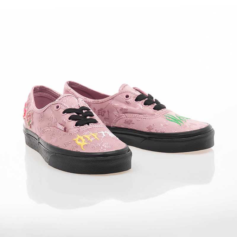 [unclev1966] Vans Authentic 藕色 紫粉色 刺繡 花瓣 花朵 中國風 男女款-細節圖4