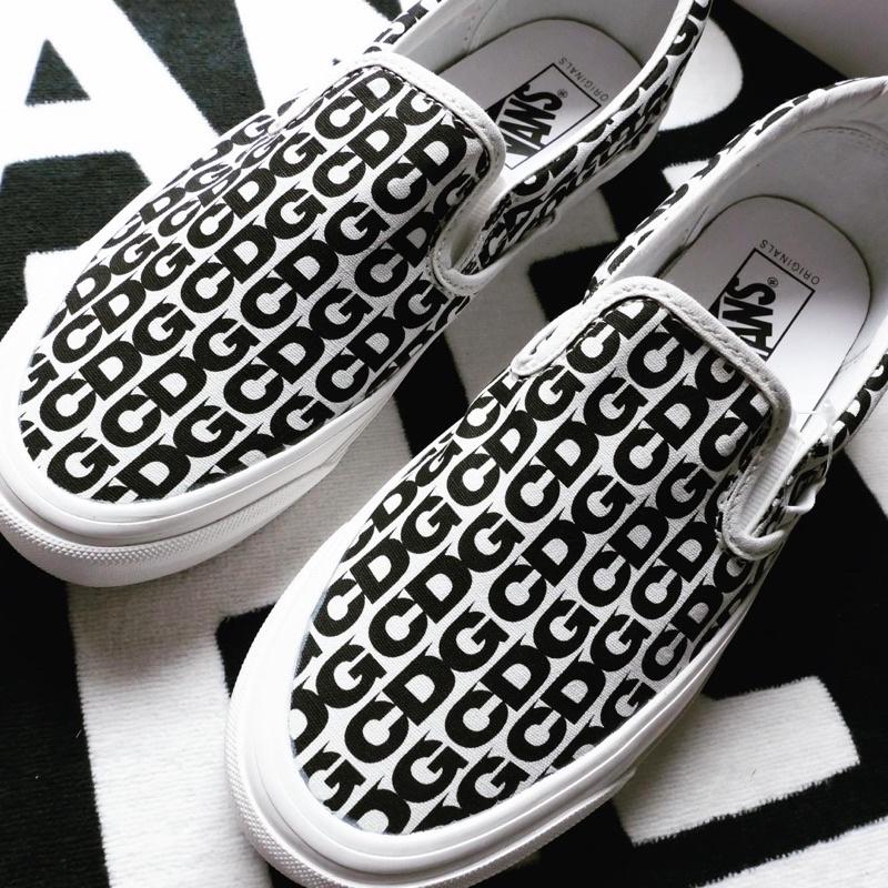 [unclev1966] 代購 Vans Vault X CDG s22 聯名 白色 滿版Logo 男女款-細節圖3