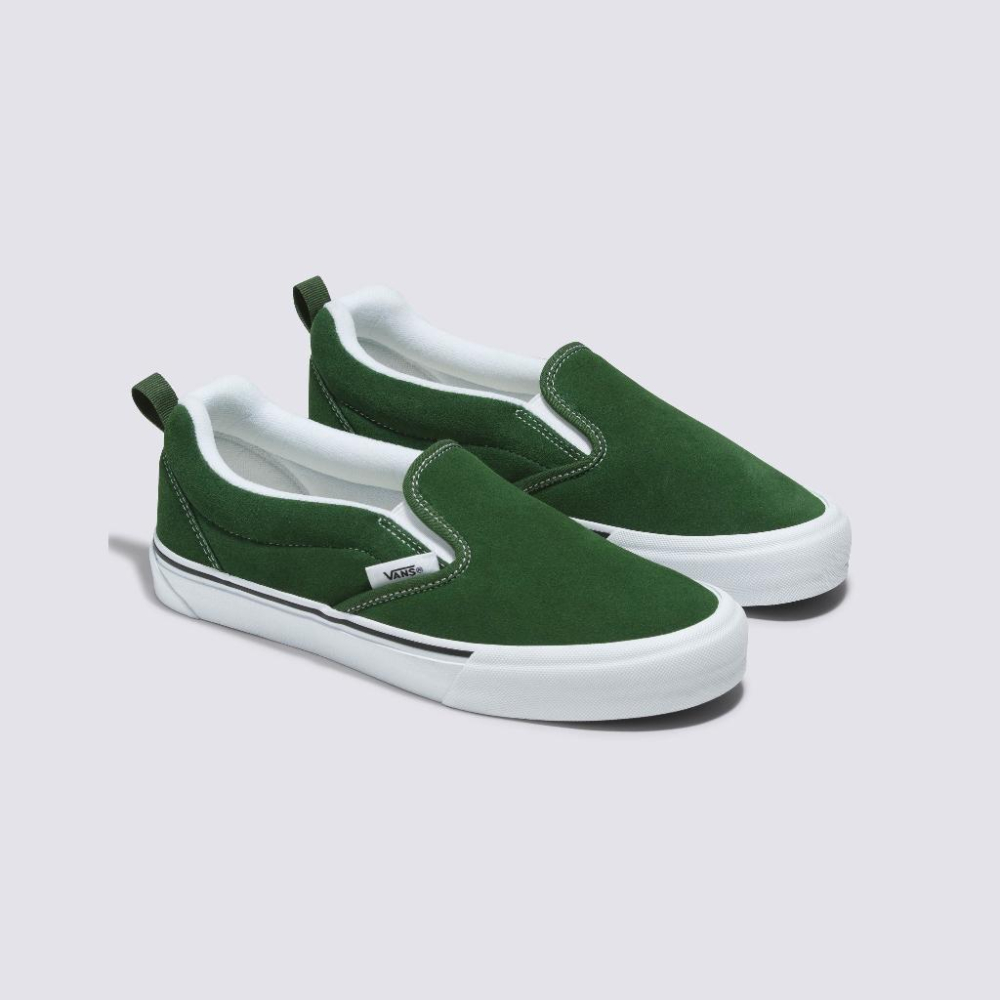 [uncelv1966] Vans Knu Slip-on 森林綠 藻綠 麂皮 麵包鞋 懶人鞋 滑板鞋-細節圖2