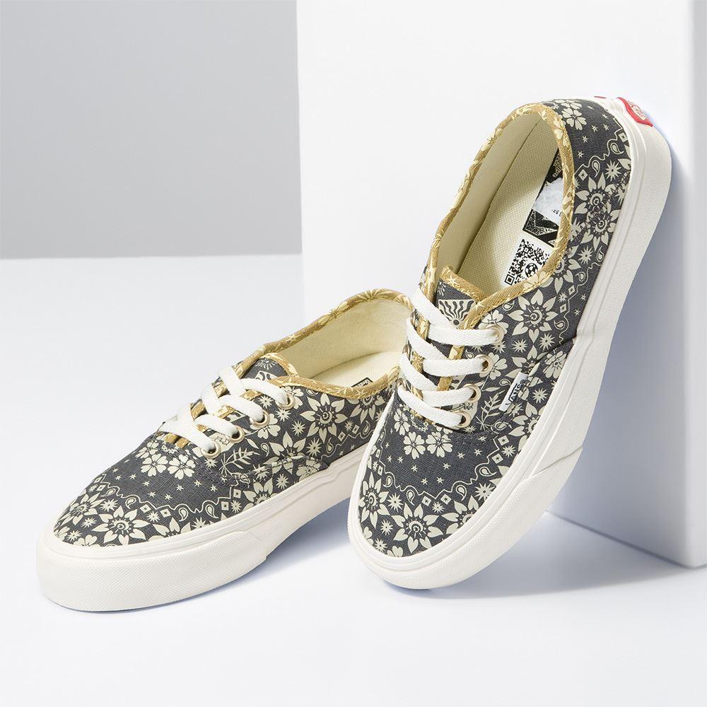 [unclev1966] Vans Authentic VR3 SF 衝浪 環保 軟墊 灰色 花紋 碎花 男女款-細節圖2