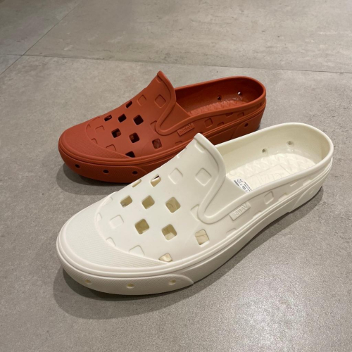 [unclev1966] Vans Trek Slip-on Mule 白色/磚塊紅 防水 清量 懶人鞋 玩水必備 男女