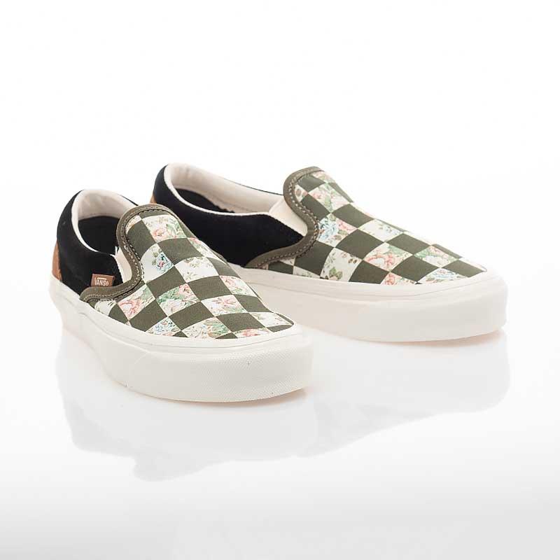 [unclev1966] Vans Slip-on 98 Dx 22FW 秋冬 棋盤格 碎布 拼接 日韓 百搭 懶人鞋-細節圖3