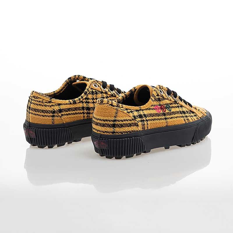 [unclev1966] Vans DELRIDGE SF STYLE 23 厚底 鬆餅底 黃色 學院 格紋 女生-細節圖3