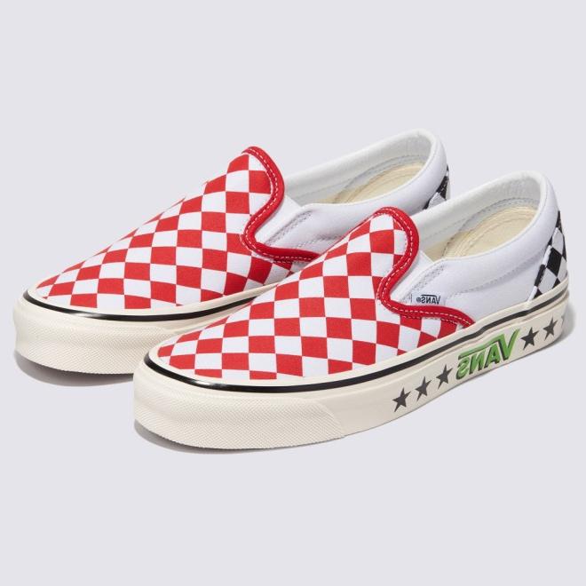 [unclev1966] Vans Slip-on 98 Dx X ALL Star 棋盤格 鑽石 四色 滑板鞋 懶人鞋-細節圖5