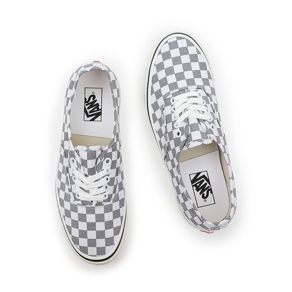 [unclev1966] Vans Authentic 44 Dx 安納海姆 水洗灰 棋盤格 軟墊 百搭 滑板鞋-細節圖3