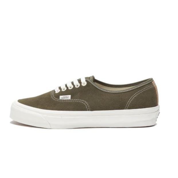 [unclev1966] 代購 Vans Vault Og Authentic Lx 23SS 橄欖綠 麂皮 百搭 滑板-細節圖4