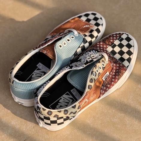 [unclev1966] Vans Era Patchwork 老虎 小碎布 拼接 棋盤格 雛菊🌼 日韓系 工裝 男女款-細節圖2