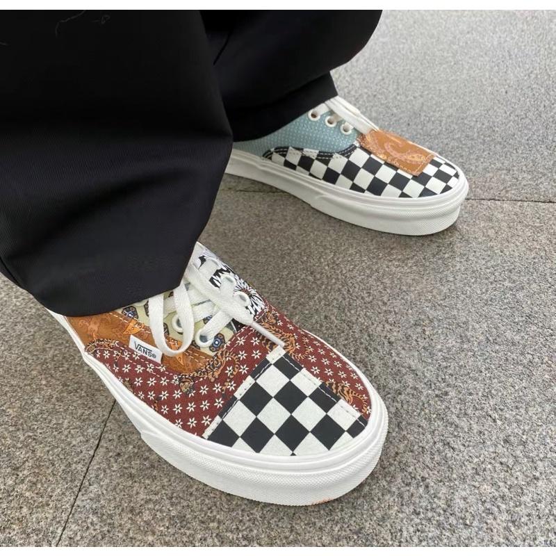 [unclev1966] Vans Era Patchwork 老虎 小碎布 拼接 棋盤格 雛菊🌼 日韓系 工裝 男女款-細節圖5