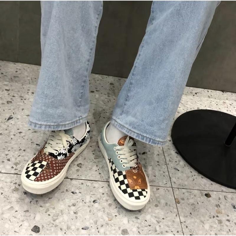 [unclev1966] Vans Era Patchwork 老虎 小碎布 拼接 棋盤格 雛菊🌼 日韓系 工裝 男女款-細節圖6