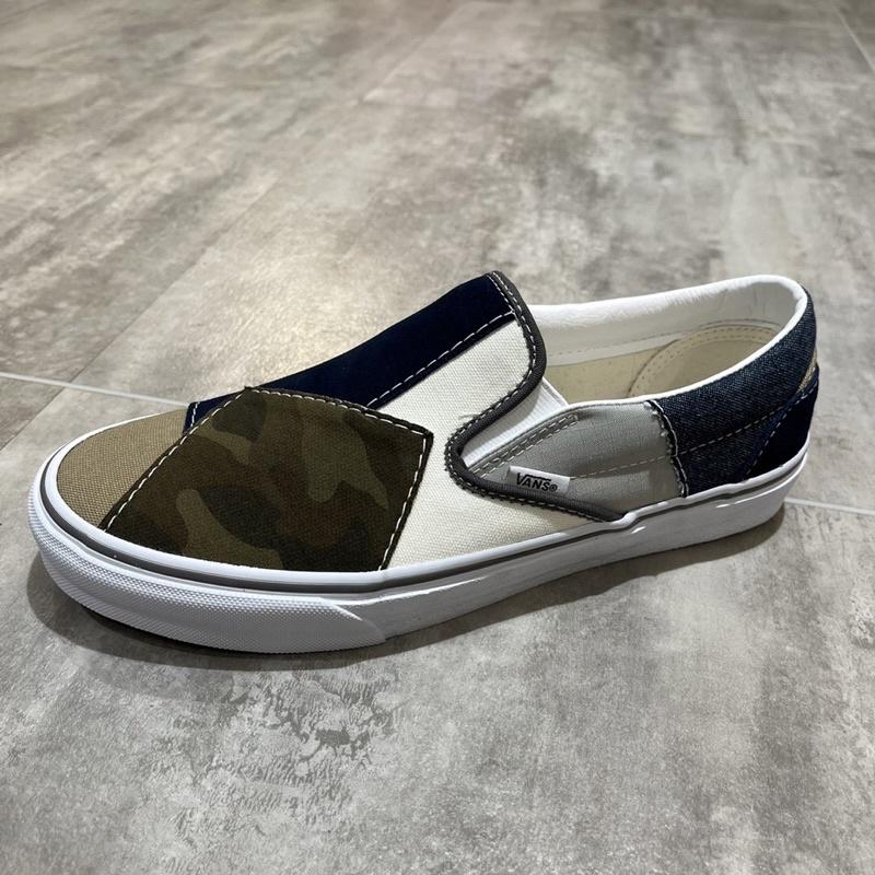 [unclev1966] Vans Slipon/authentic/old Skool 幾何 拼接 碎布 破壞 解構風-細節圖2